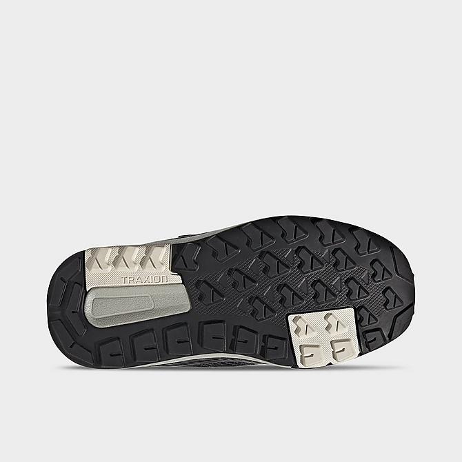 Bottom view of Big Kids' adidas Terrex Trailmaker Hiking Shoes in Grey/Black/Alumina Click to zoom