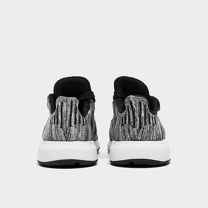 Left view of Kids' Toddler adidas Originals Swift Run Casual Shoes in Cloud White/Core Black/Core Black Click to zoom
