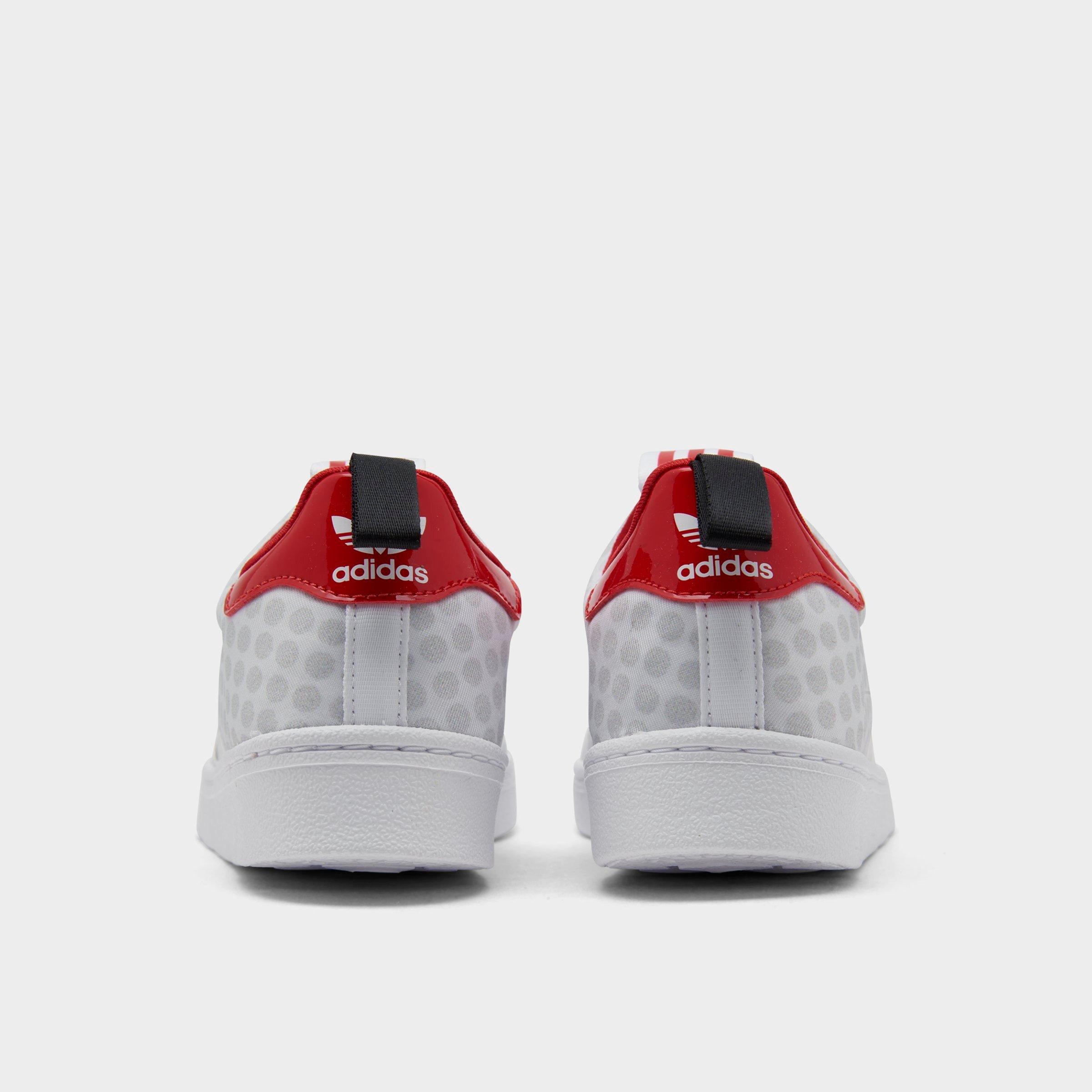 adidas originals superstar kids red