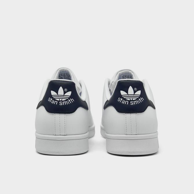 Mens adidas Stan Smith Athletic Shoe - White / Navy