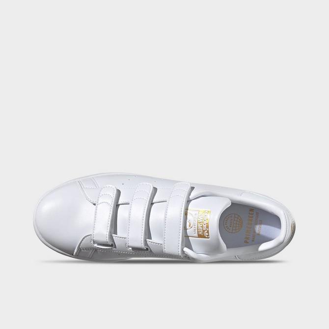 Adidas stan smith white gold silver best sale