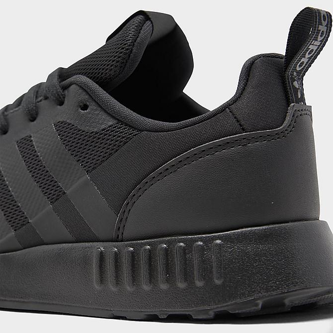 Front view of Little Kids' adidas Originals Multix Casual Shoes in Black/Black/Black Click to zoom