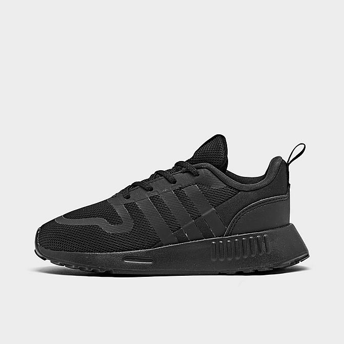 Right view of Kids' Toddler adidas Originals Multix El Casual Shoes in Black/Black/Black Click to zoom