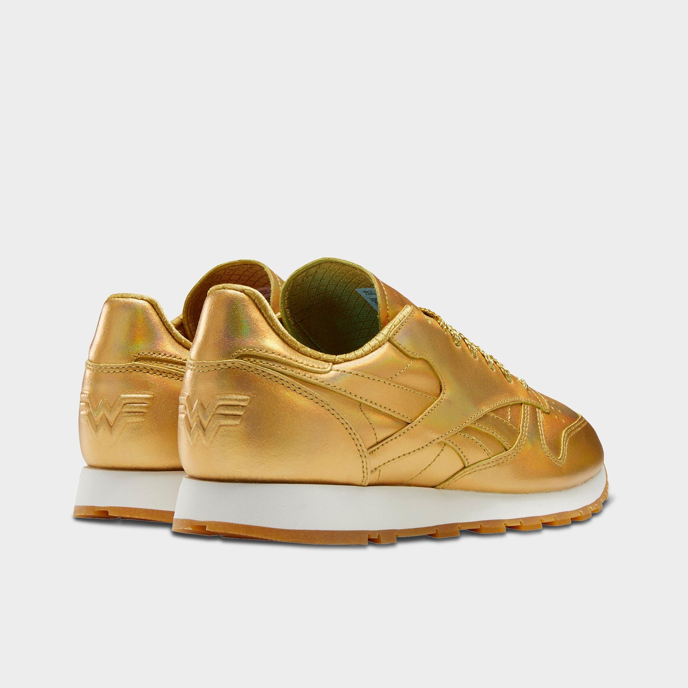 reebok shoes gold