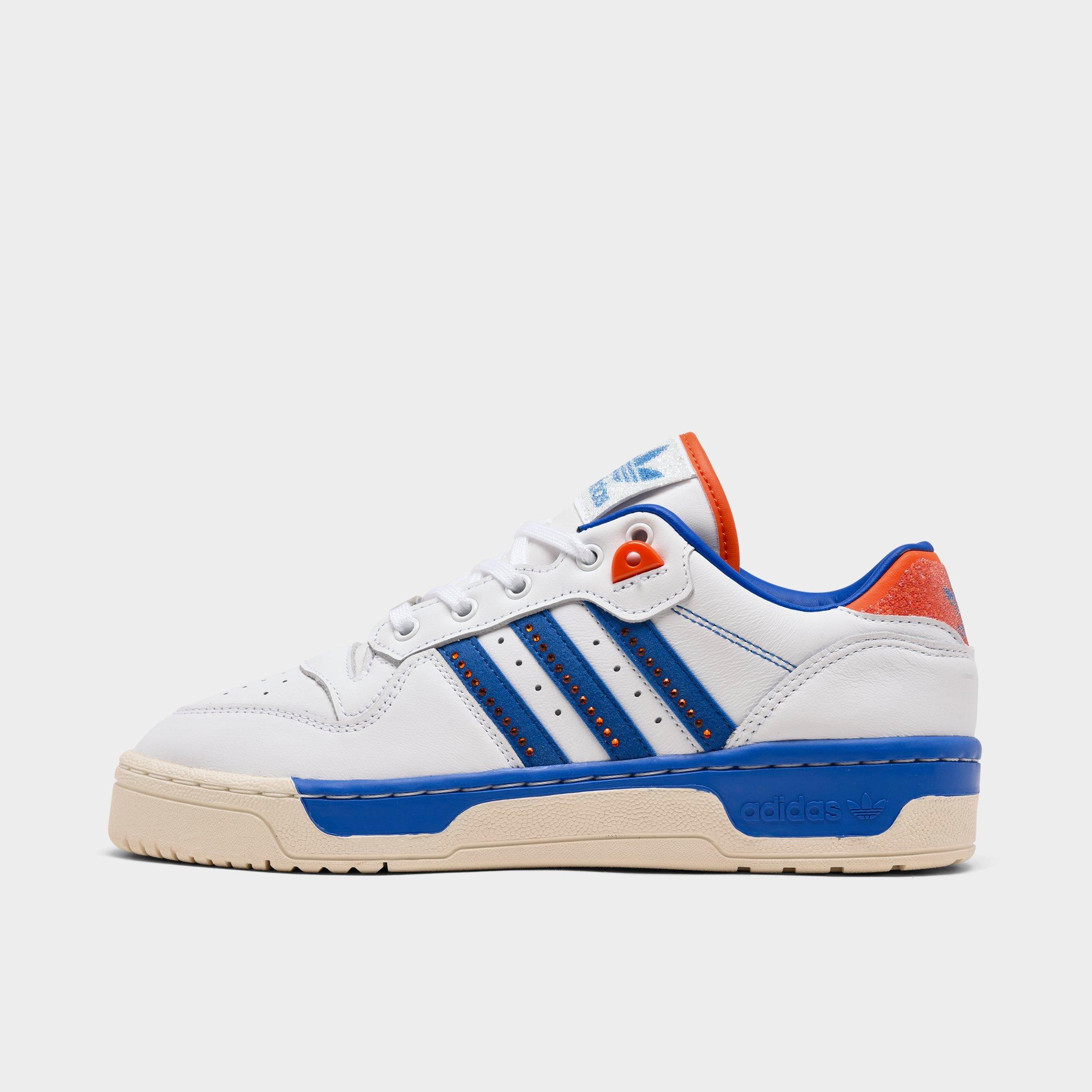 white blue and orange adidas