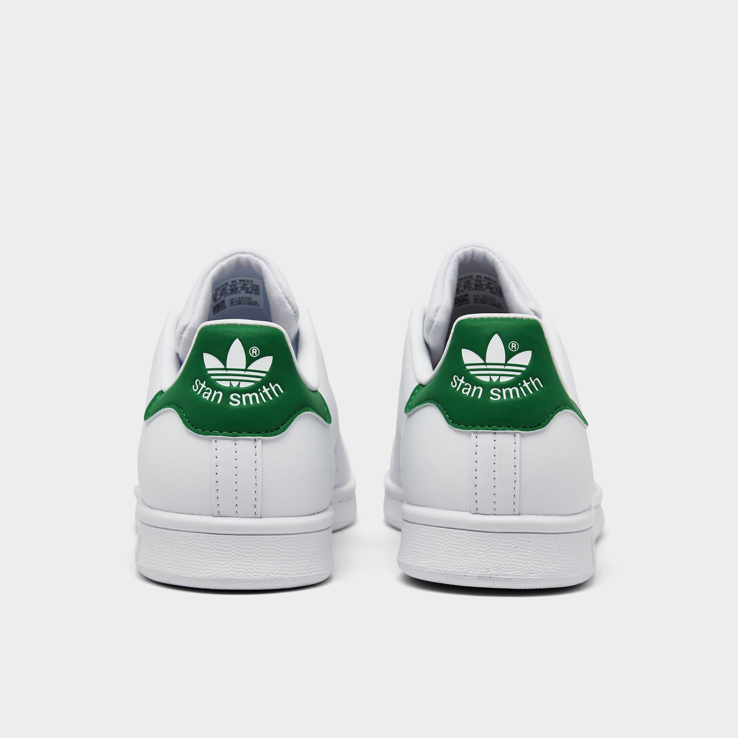 white with green adidas