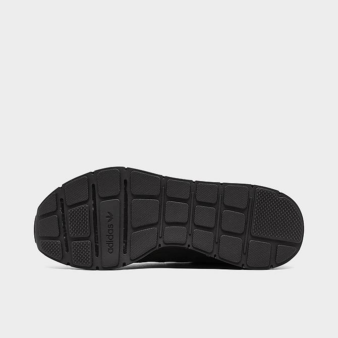 Bottom view of Men's adidas Originals Swift Run X Casual Shoes in Core Black/Core Black/Core Black Click to zoom