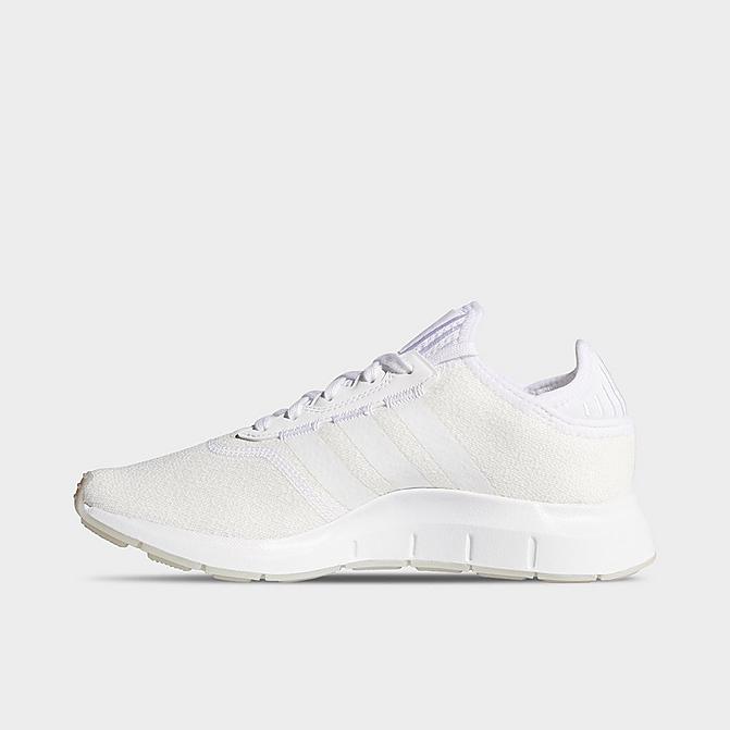 Right view of Women's adidas Originals Swift Run X Casual Shoes in Footwear White/Footwear White Click to zoom