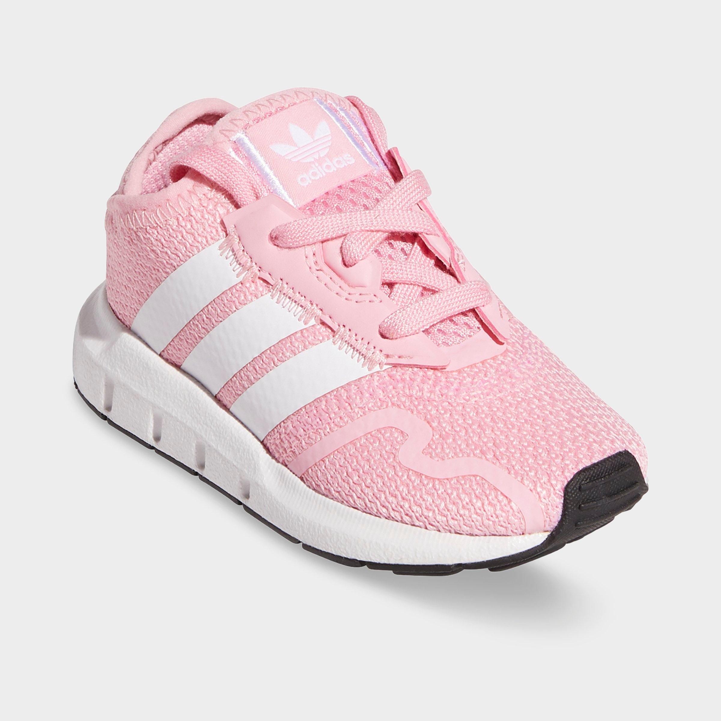 black and pink toddler adidas