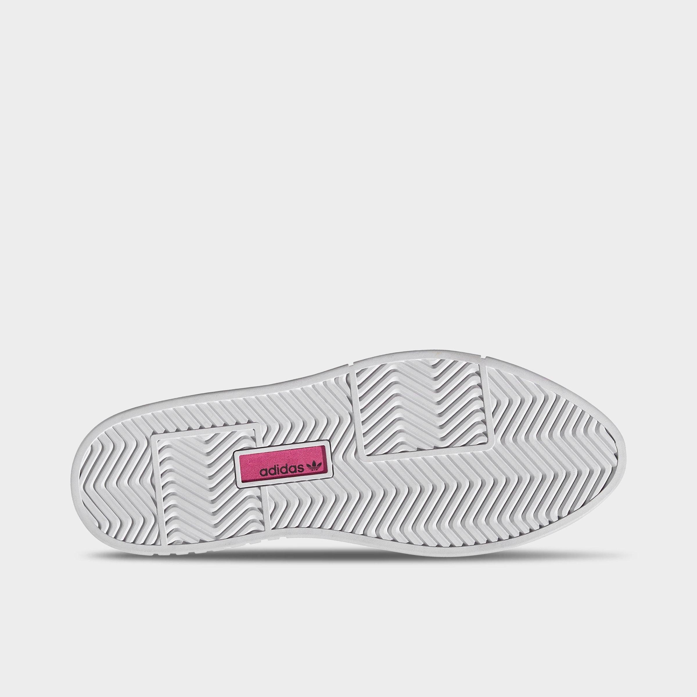 adidas sleek mid top pink bottoms
