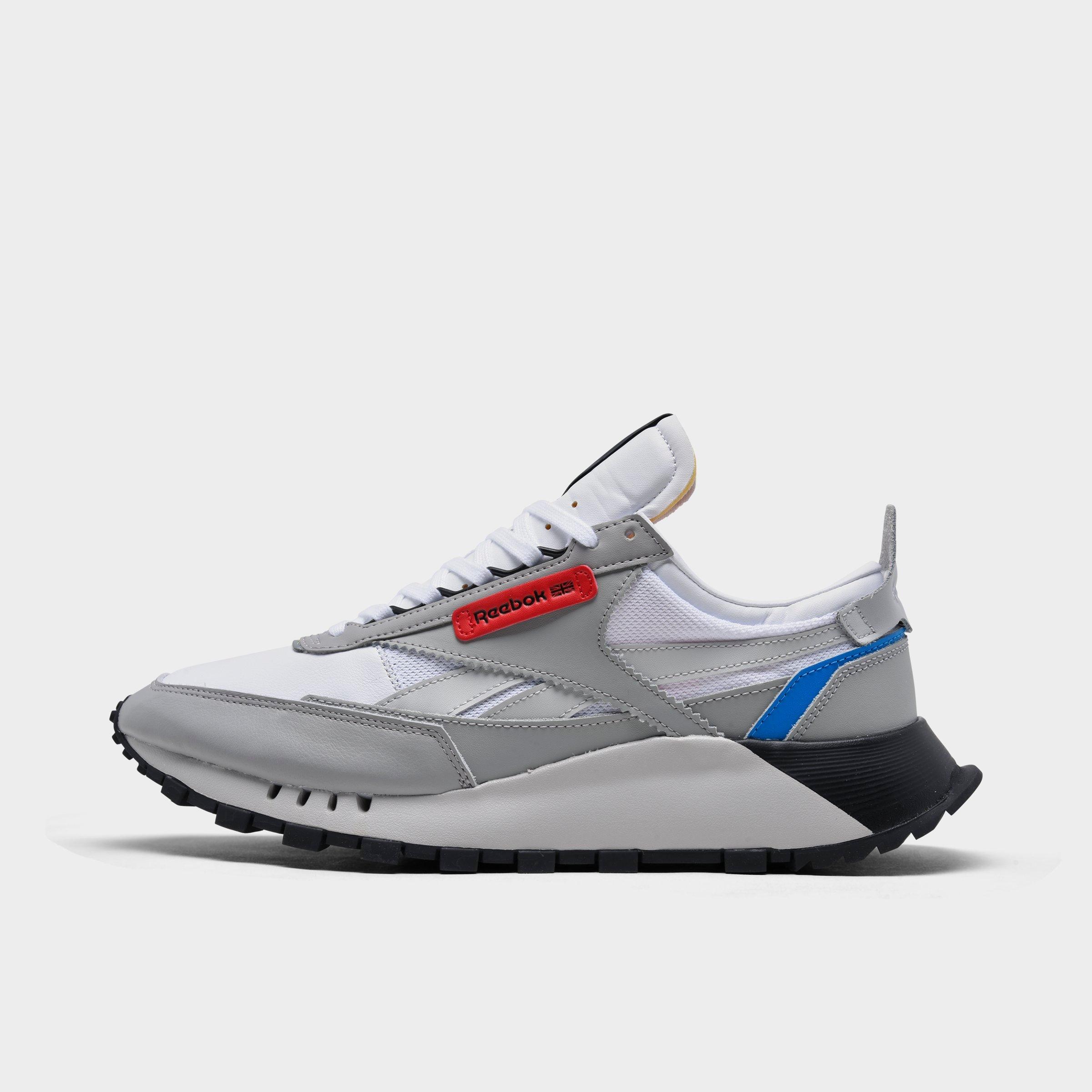 reebok classic grey and white