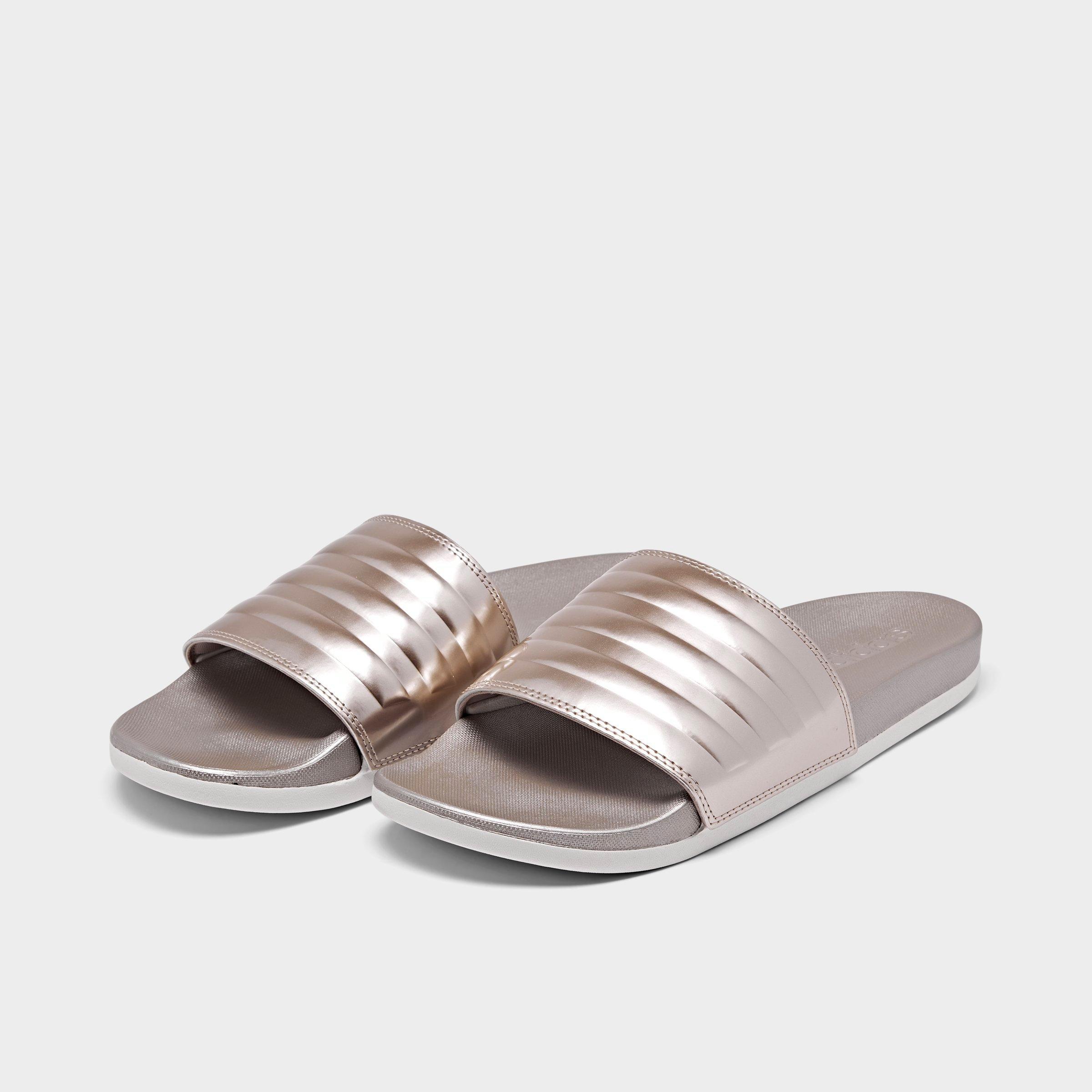 adilette comfort slides champagne