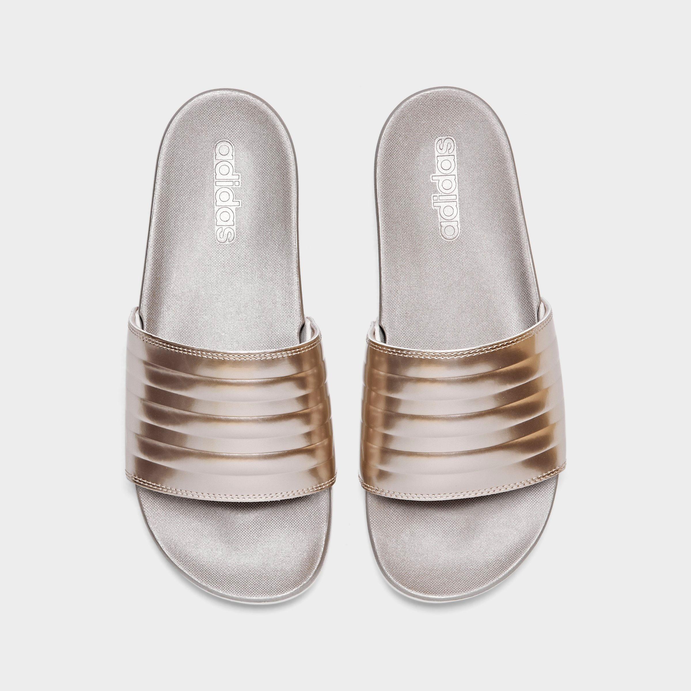 adilette comfort slides champagne