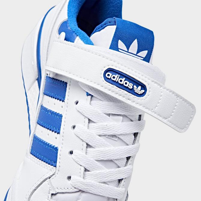 Adidas originals blue and on sale white