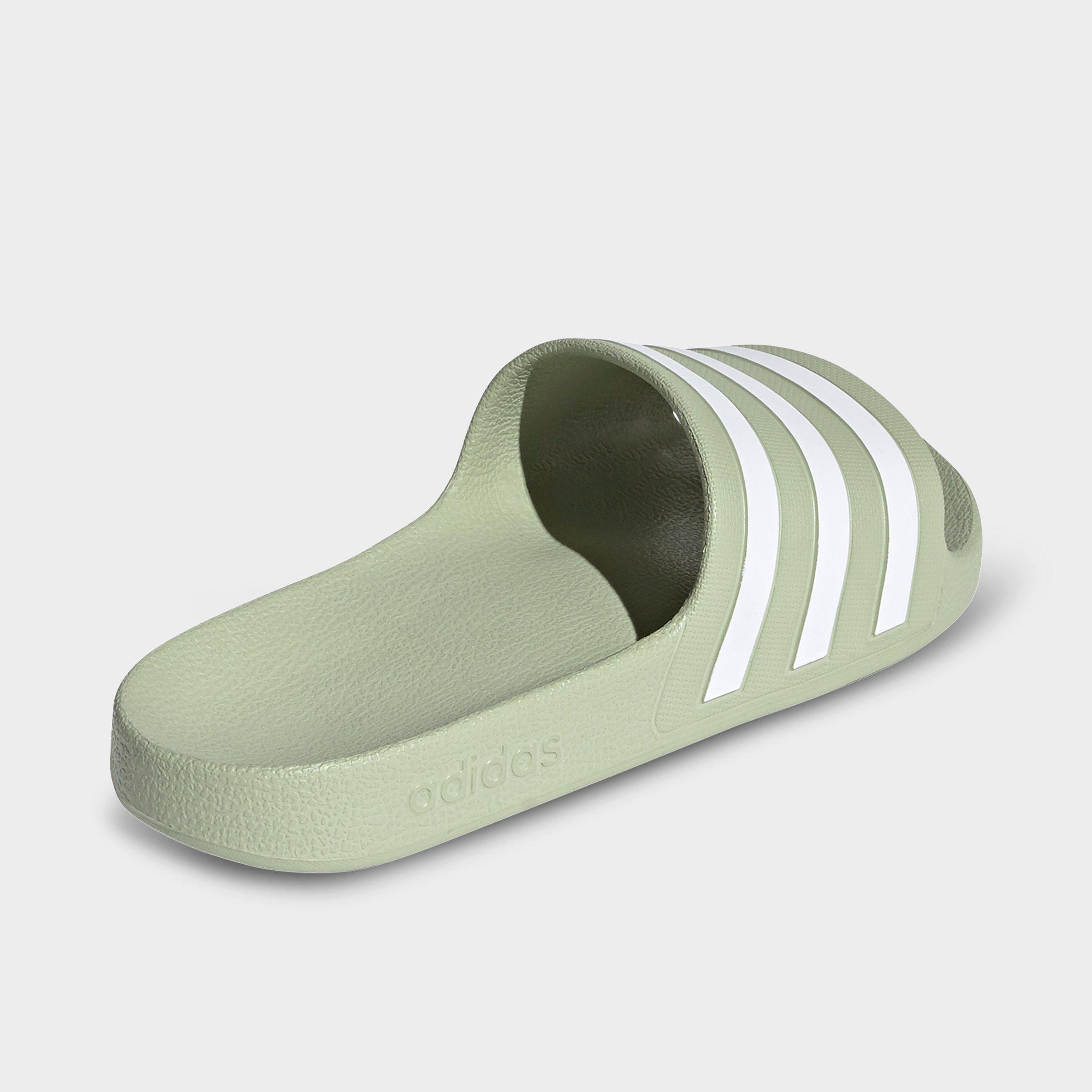 adidas adilette aqua green