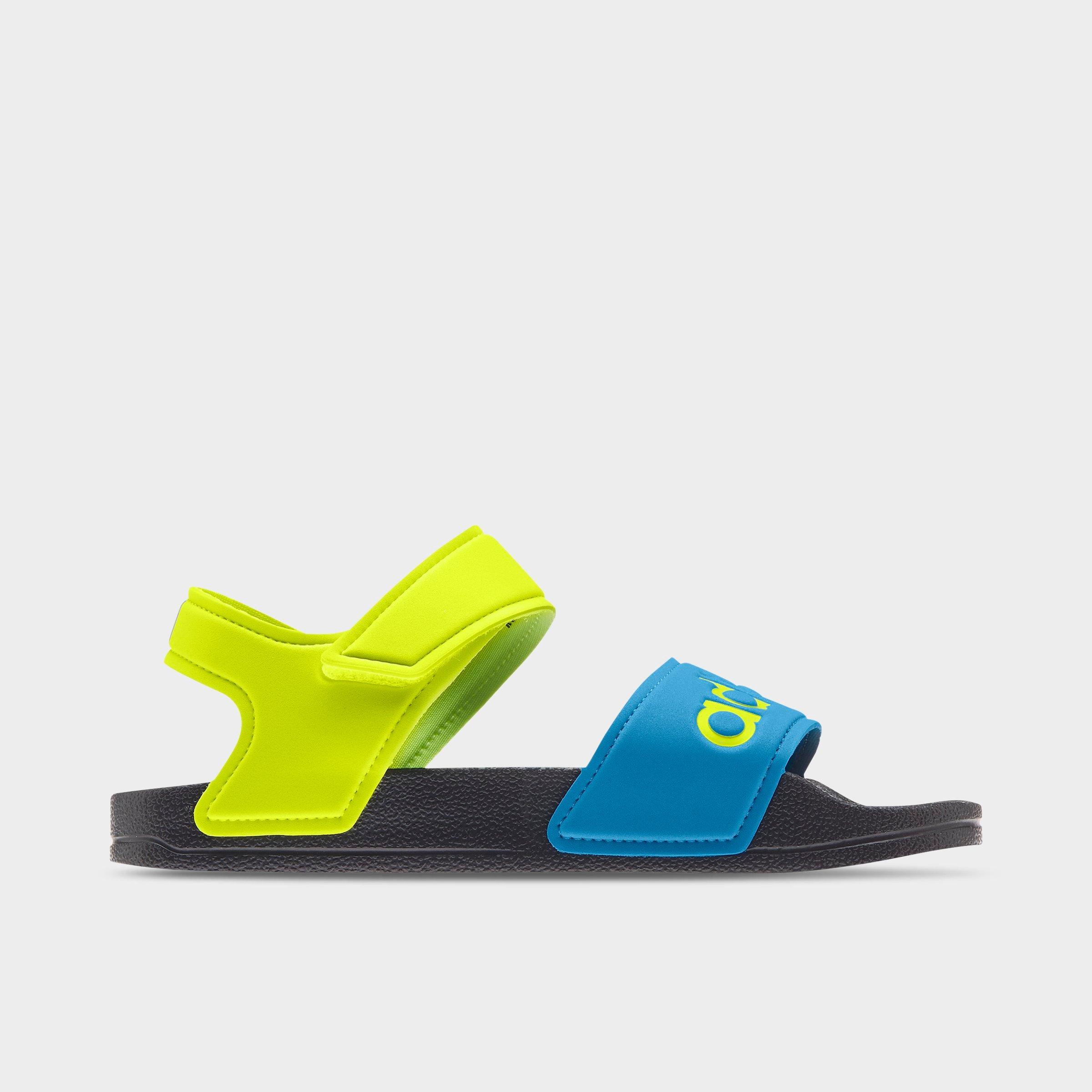 adilette slides solar yellow