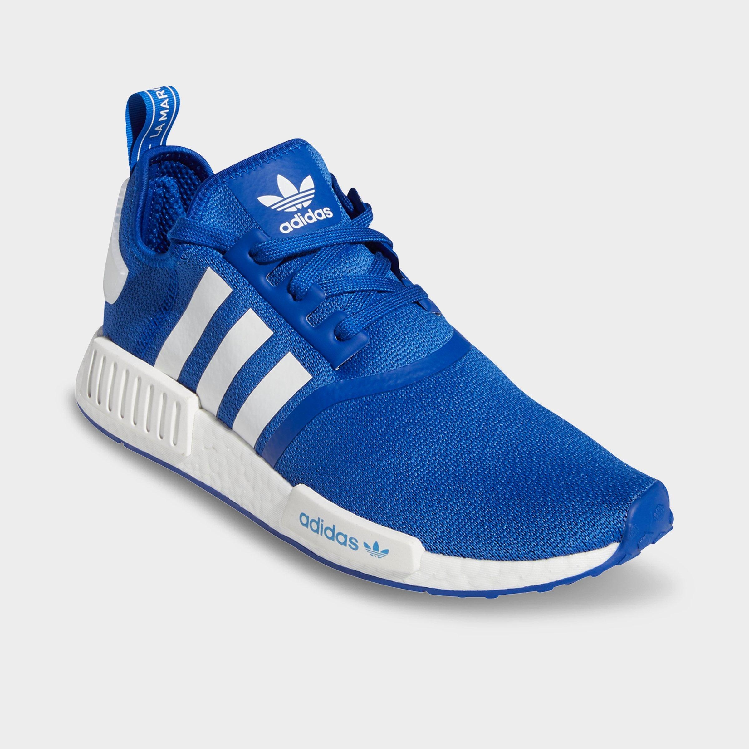 white and blue nmd mens