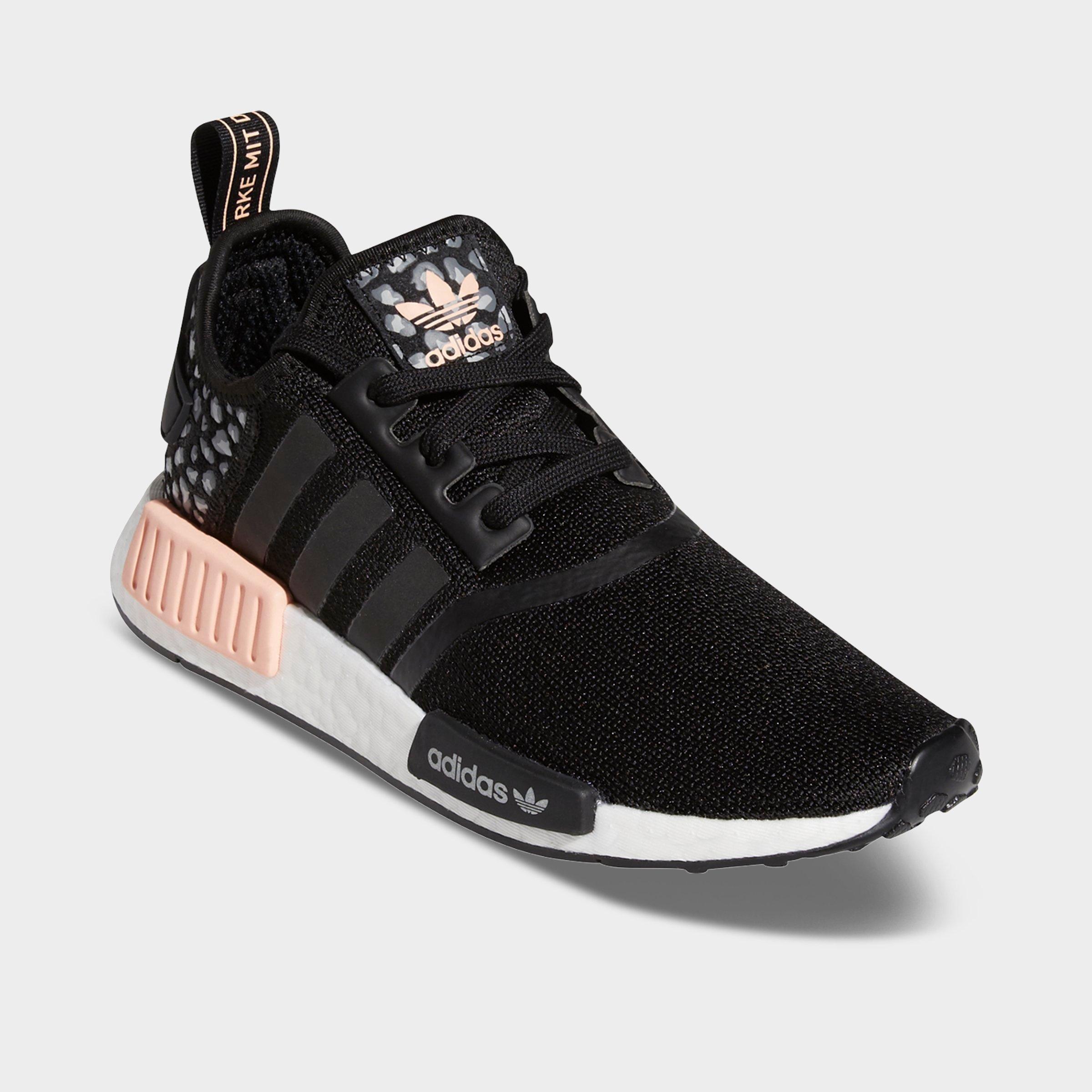 adidas nmd black white pink