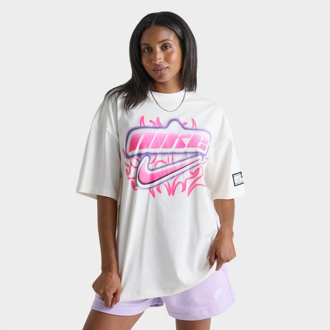 Women s Nike Sportswear Oversized Short Sleeve T Shirt