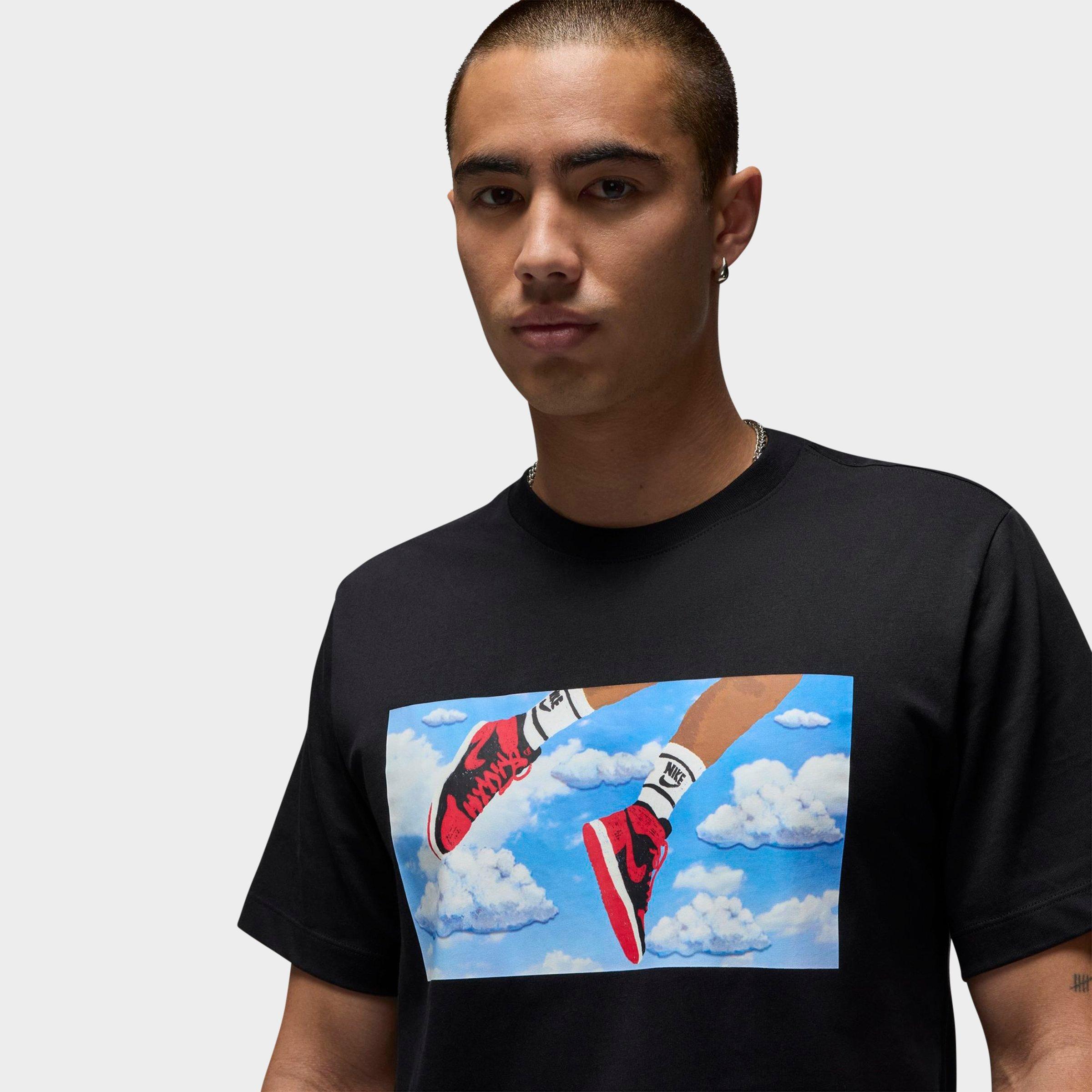 Men's Jordan Flight Essentials Sky Graphic T-Shirt