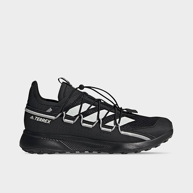 Right view of Men's adidas Terrex Voyager 21 Outdoor Shoes in Black/Chalk White/Grey Click to zoom