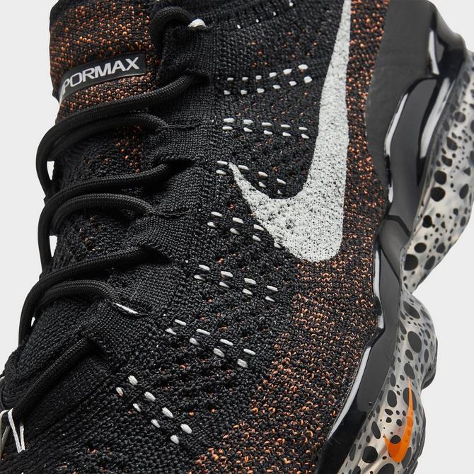 Orange and black vapormax flyknit best sale