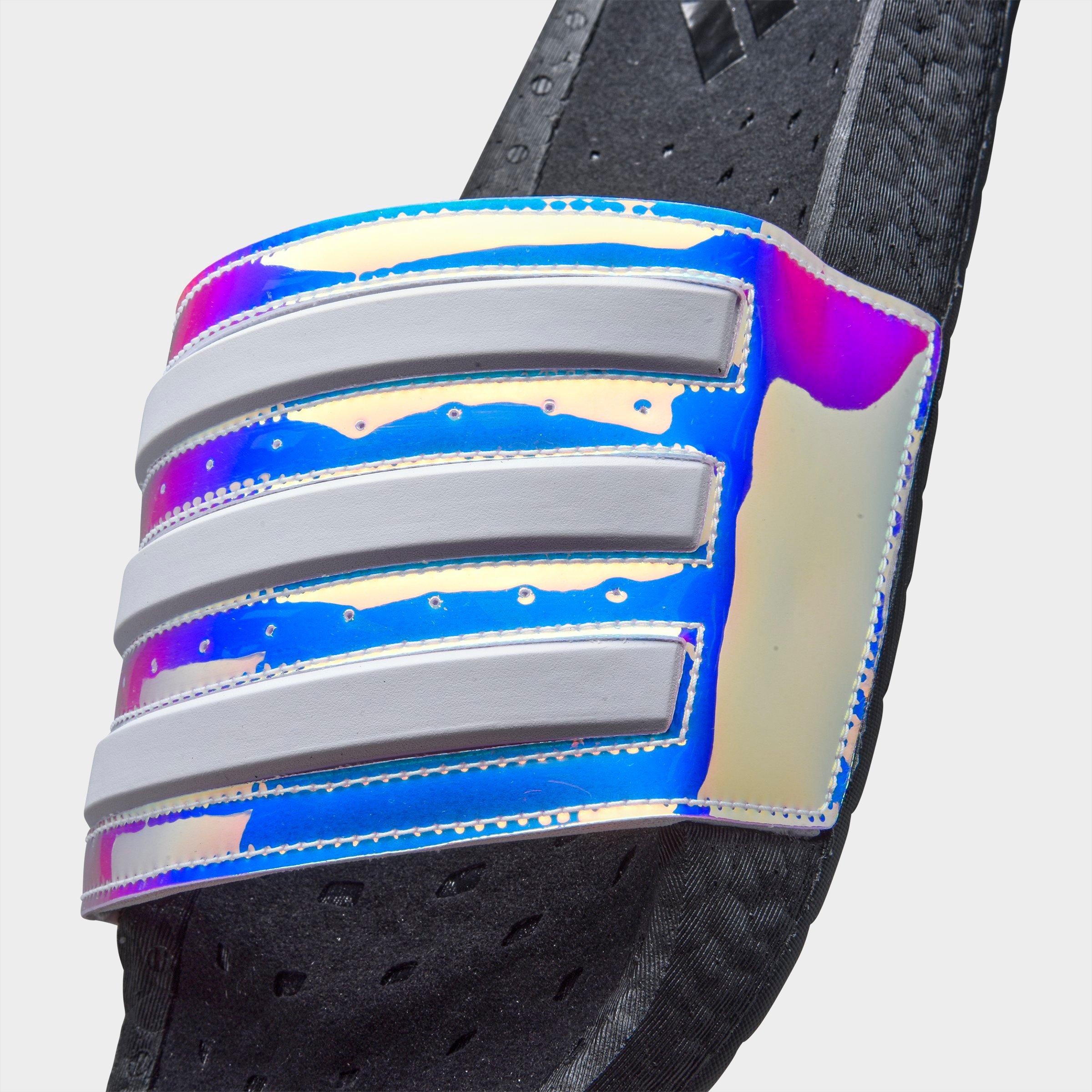adidas iridescent slides