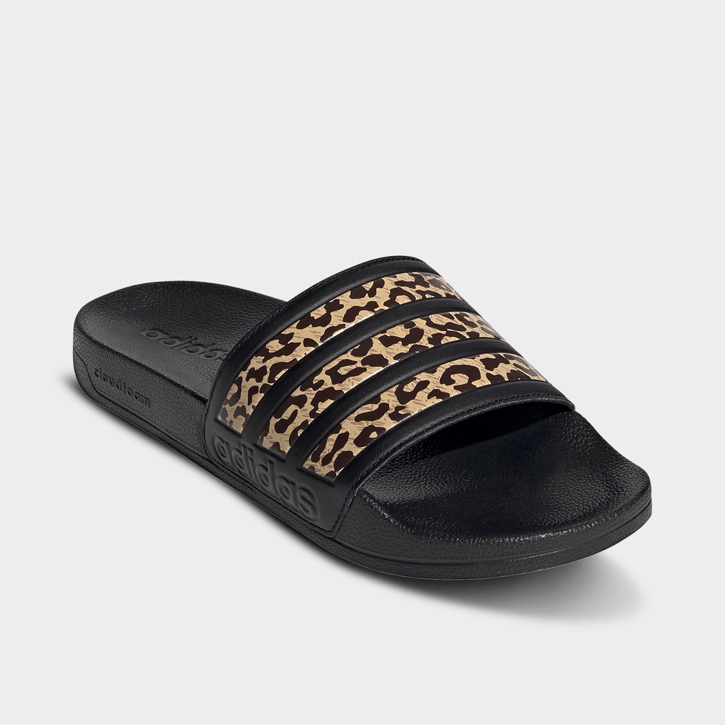 adidas leopard sandals