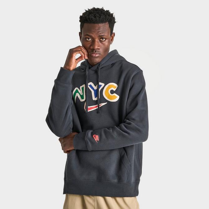 Sportswear Club Fleece Pullover Mens Hoodie (Black)