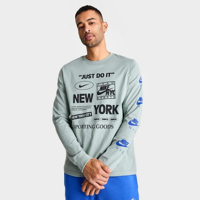 Nike men's long sleeve cotton t shirts best sale