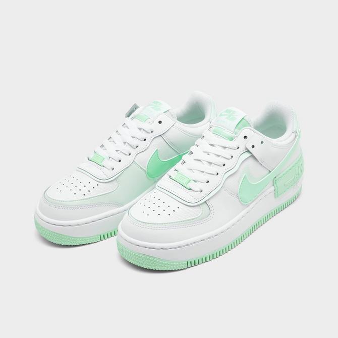 Mint green nike store shoes