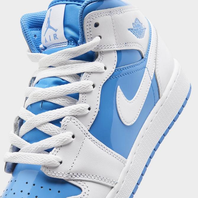 Jordan retro 1 blue and white online