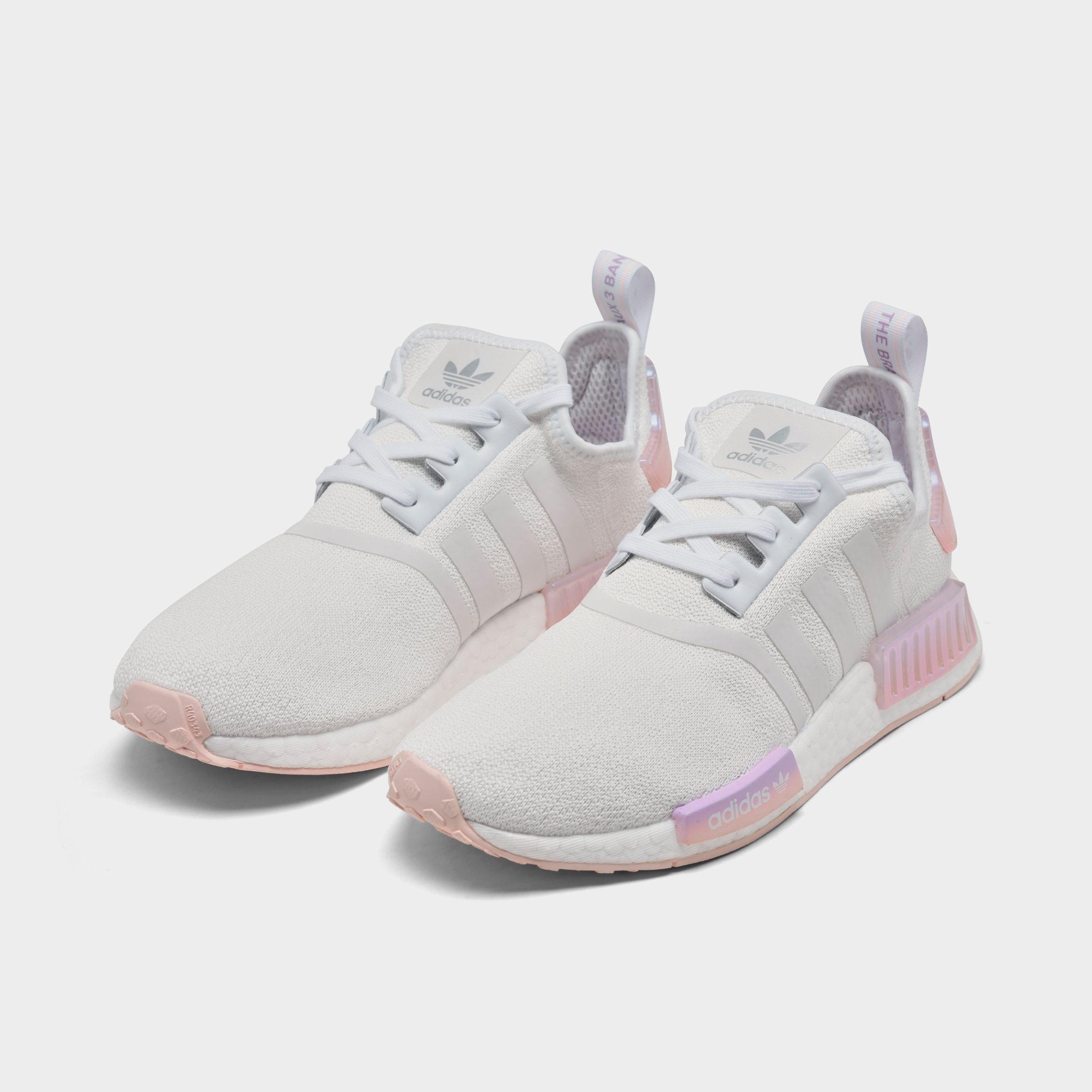 adidas nmd womens white and pink