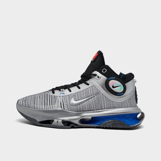 Nike silver 2024 basketball shoes