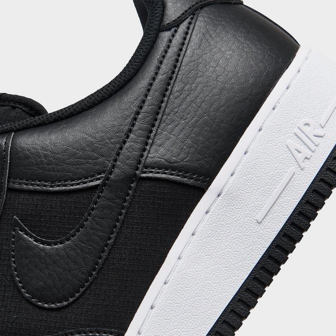 Nike air force 1 low 07 black on sale blue