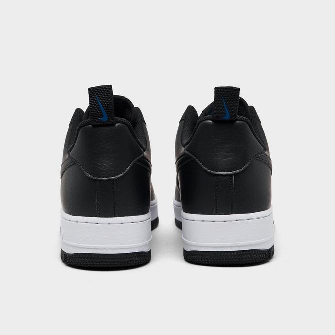 Air force 1 black finish line best sale