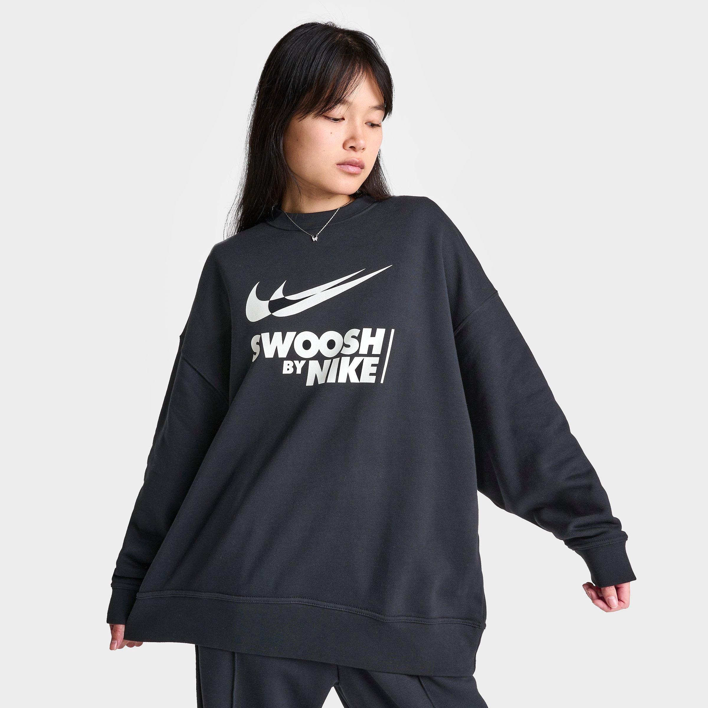 Women s Nike Sportswear Swoosh Oversized Crewneck Sweatshirt