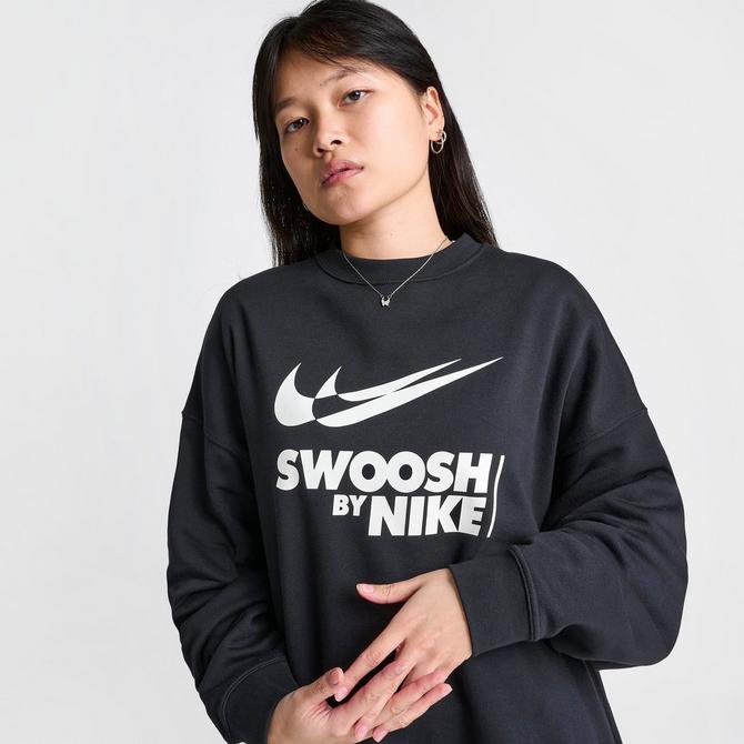 Nike swoosh women's discount sweatshirt