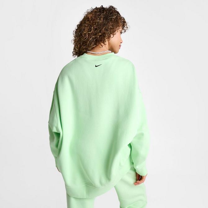 Women s Nike Sportswear Swoosh Oversized Crewneck Sweatshirt