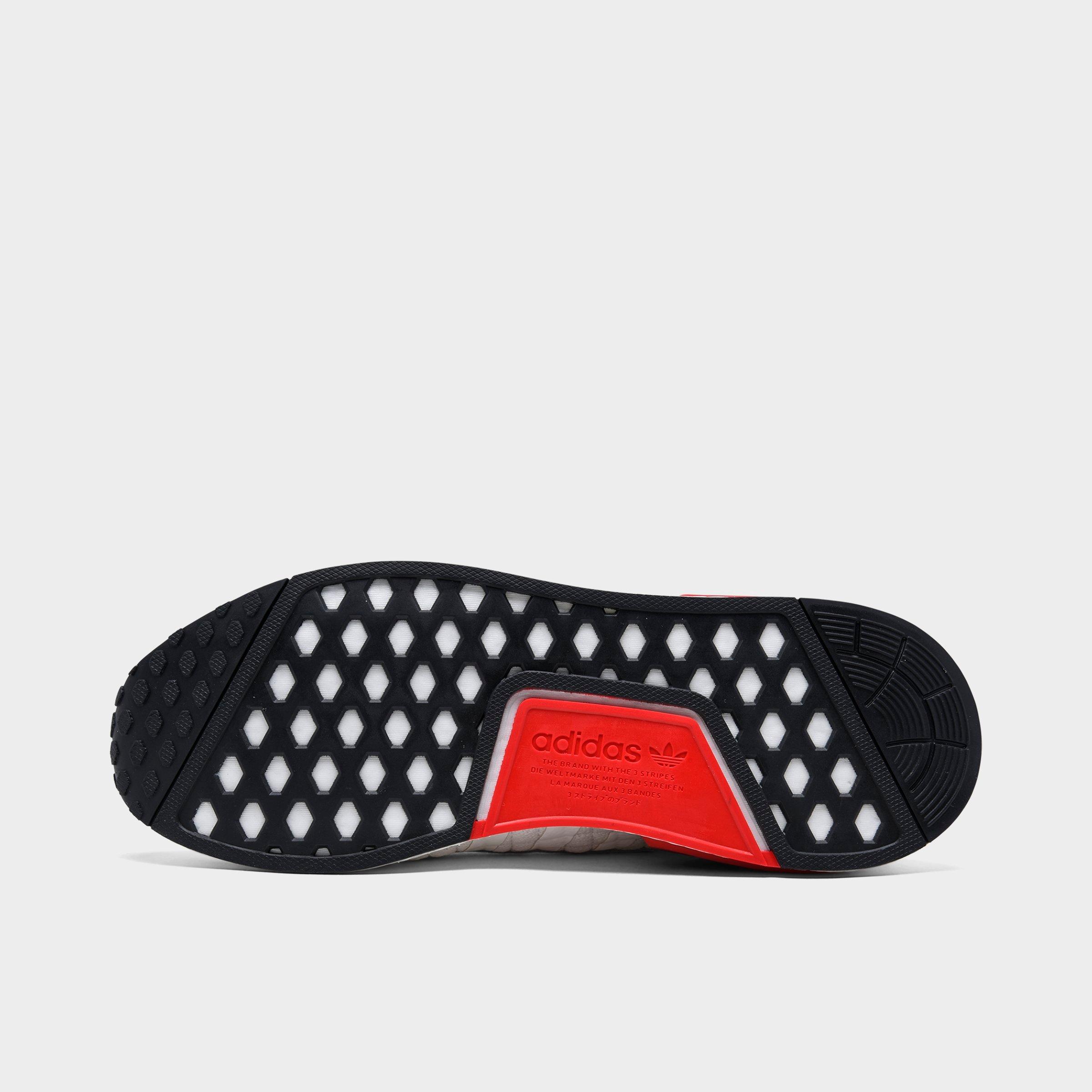 adidas nmd r1 mens black red