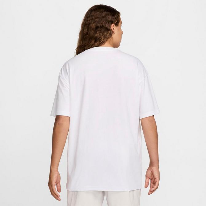 [angle] view of Men's Nike Sportswear AF1 Patch T-Shirt in White Click to zoom