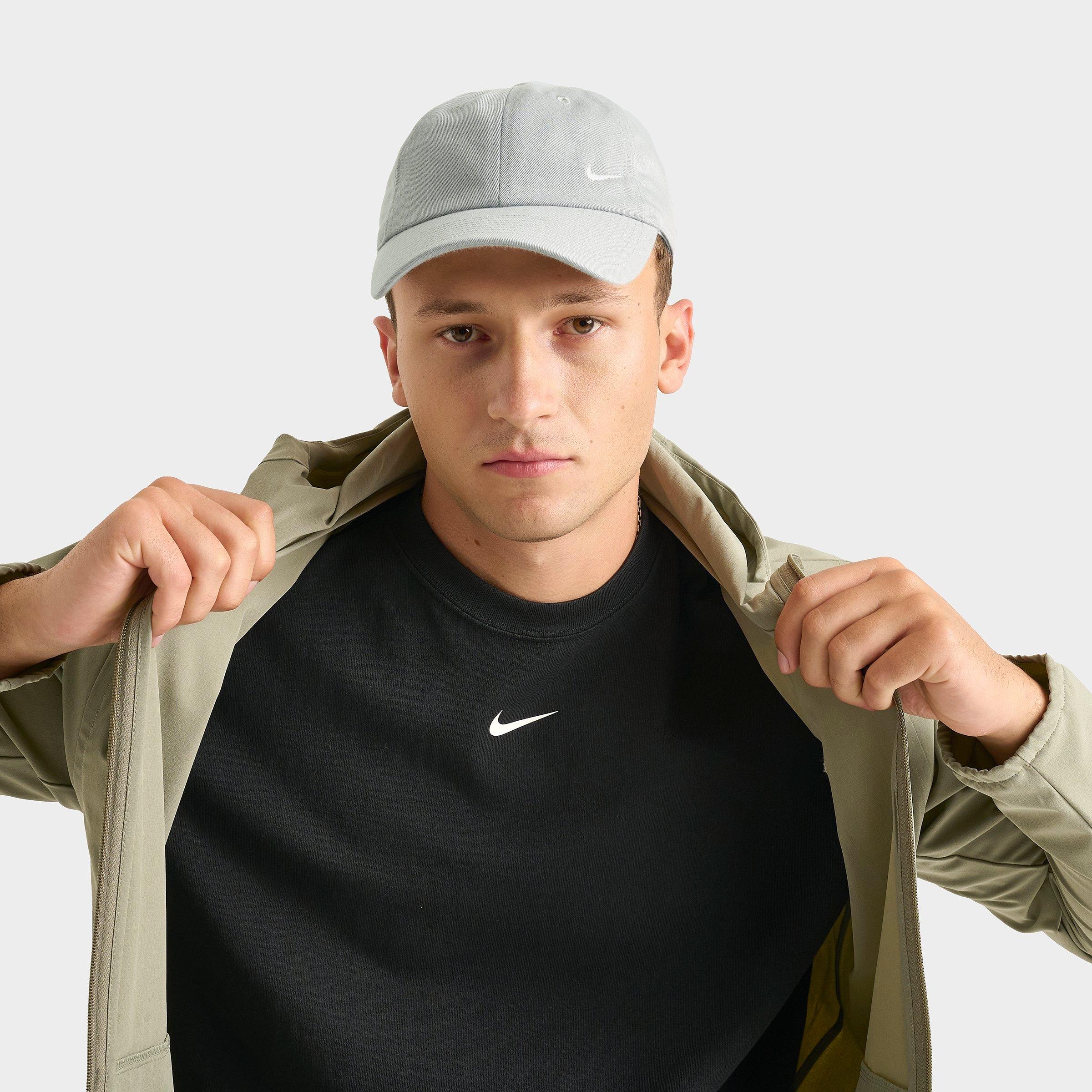 Nike Club Small Swoosh Unstructured Strapback Hat | Finish Line