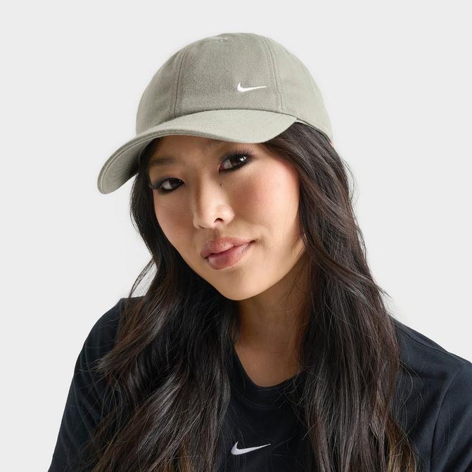 Nike Club Small Swoosh Unstructured Strapback Hat Finish Line