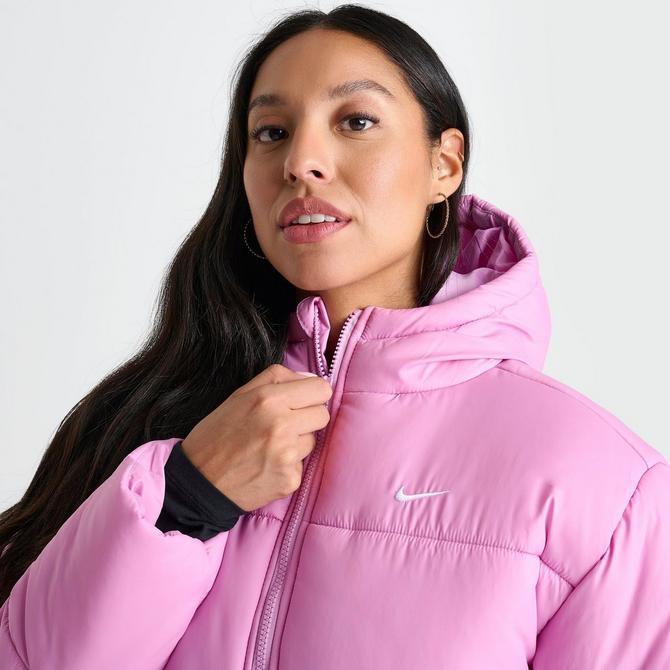 Light pink nike puffer jacket online