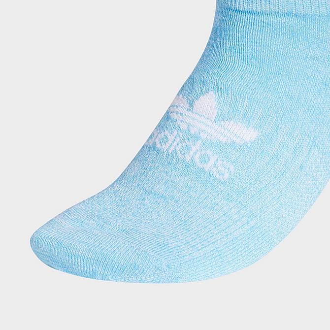 Back view of Women's adidas Originals Classic Superlite No-Show Socks (6 Pack) in Multicolor Click to zoom