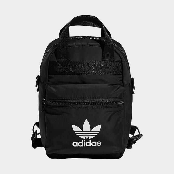 Front view of adidas Originals Micro Backpack in Black Click to zoom