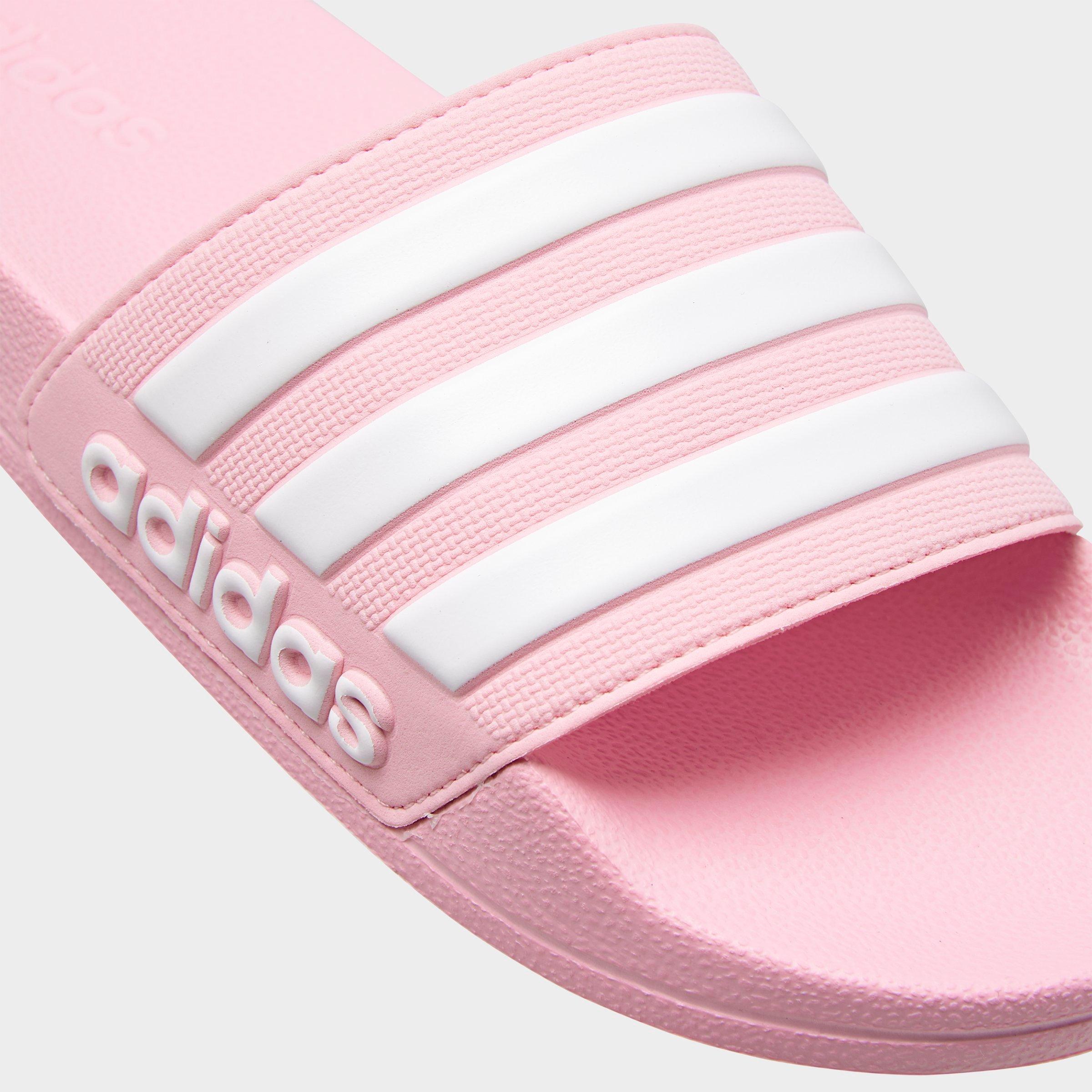 adilette shower slides pink
