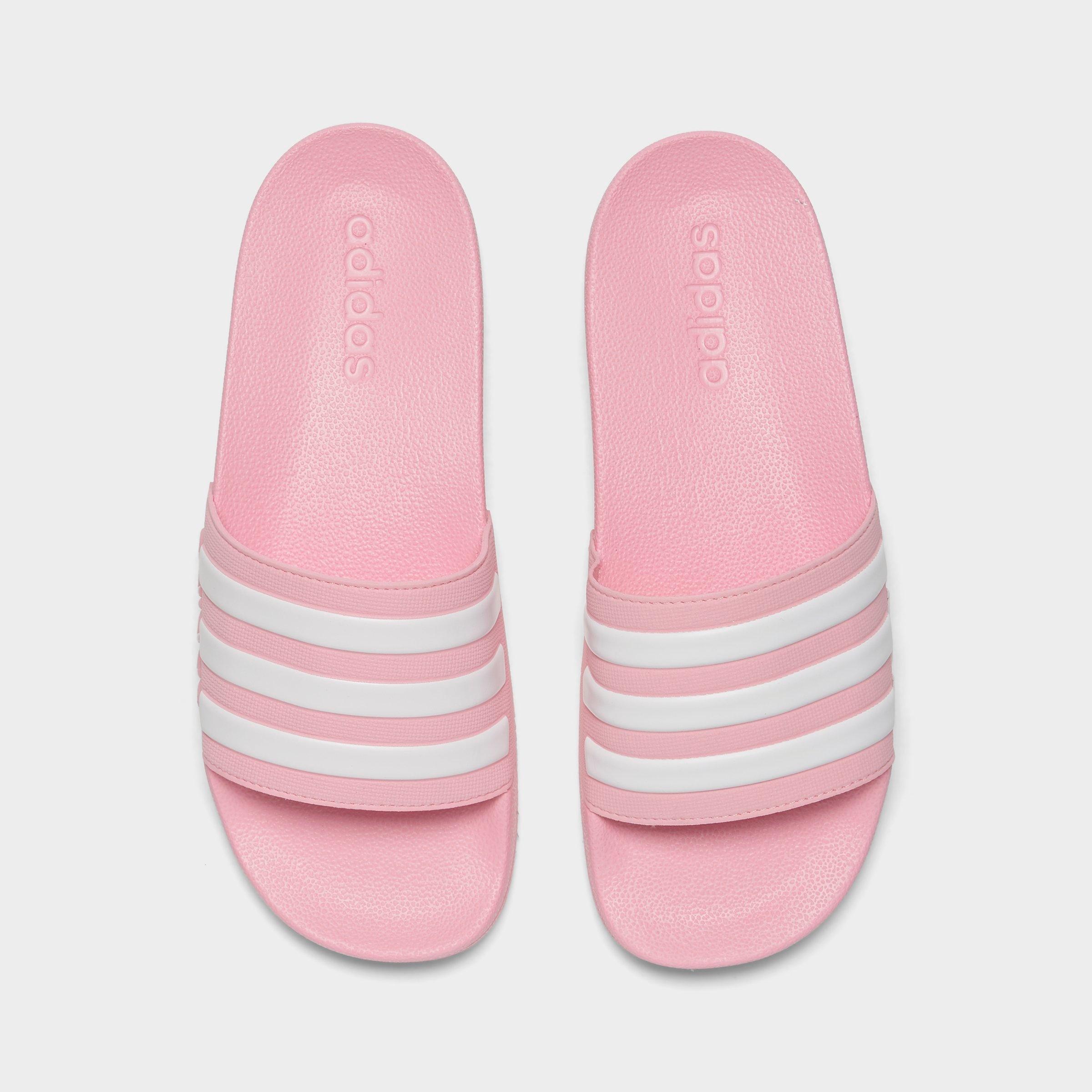 adilette shower slides pink