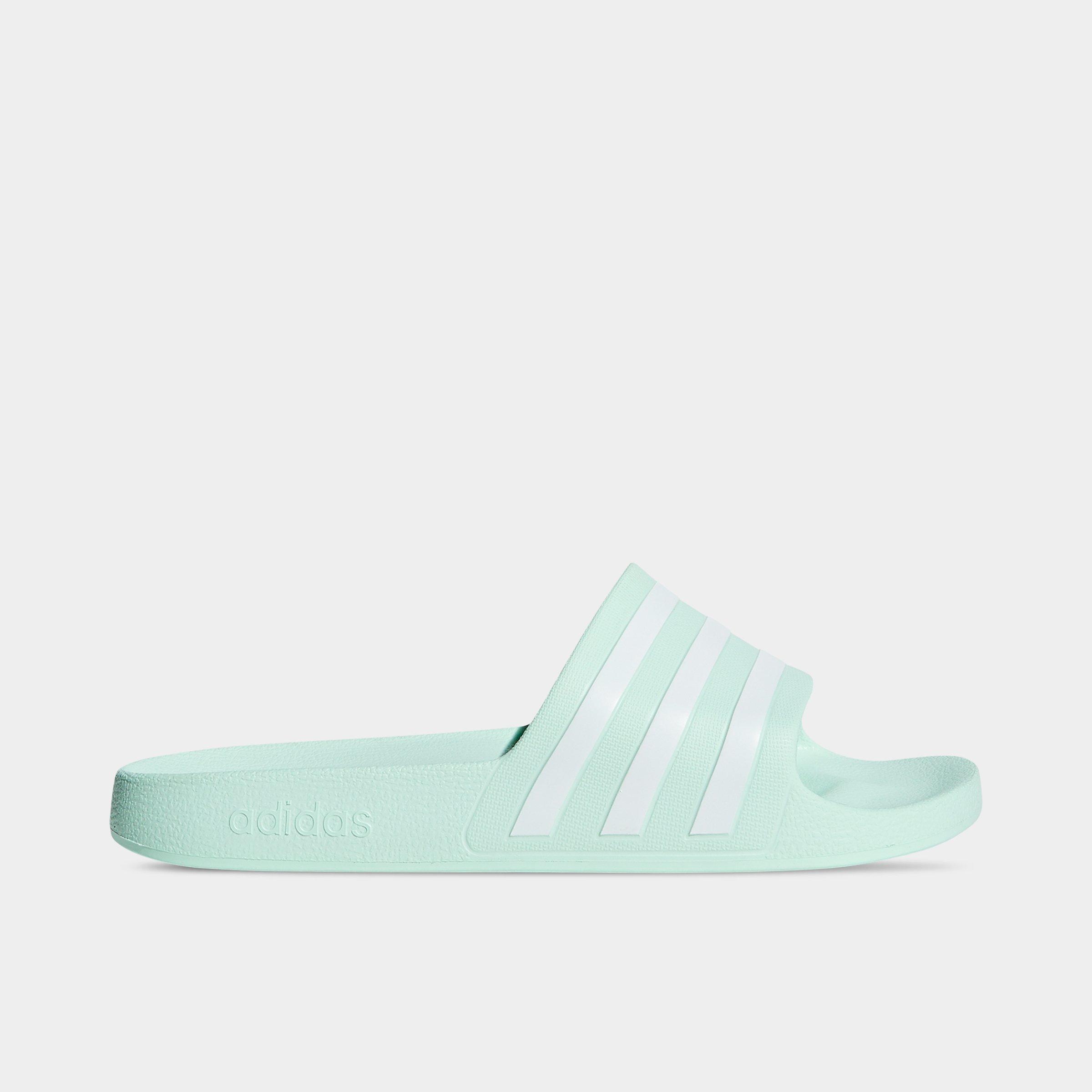 adilette slides ice mint