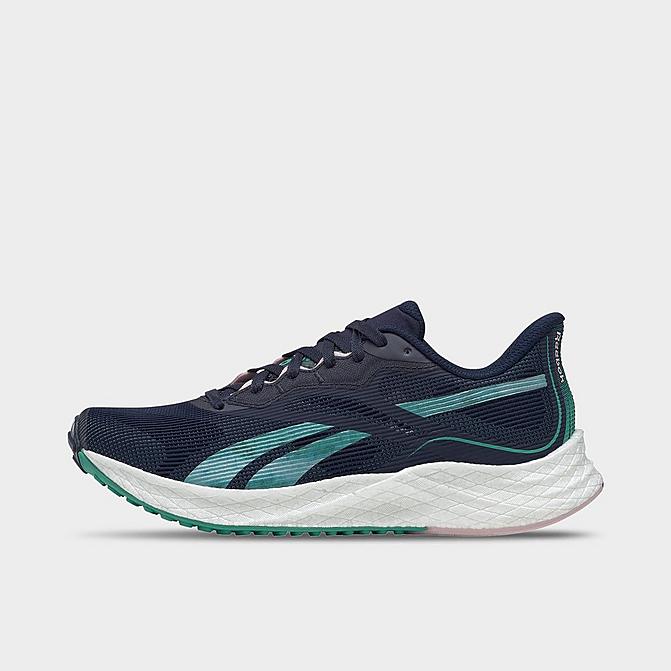 Right view of Women's Reebok Floatride Energy 3 Running Shoes in Vector Navy/Future Teal/Ftwr White Click to zoom